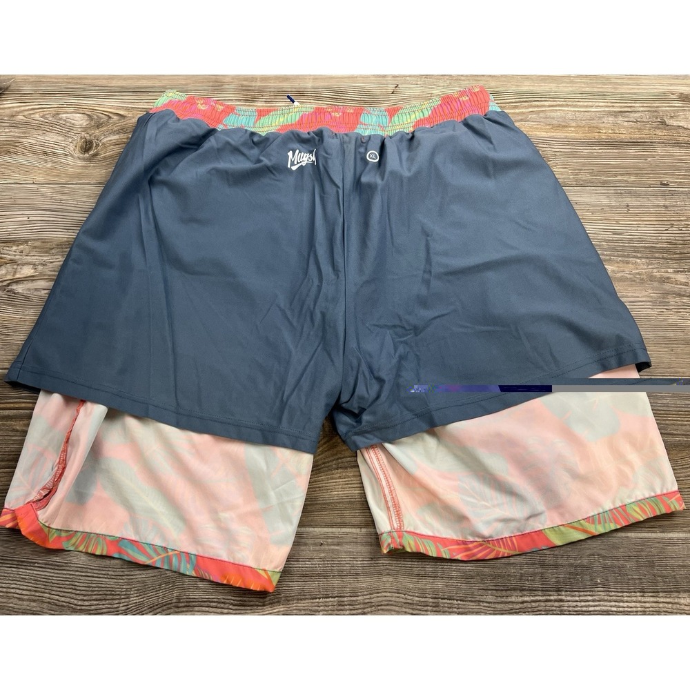 Mugsy Shorts Mens XL Swim Trunks Lined Performance Beach Surf Summer Resort - Picture 7 of 12